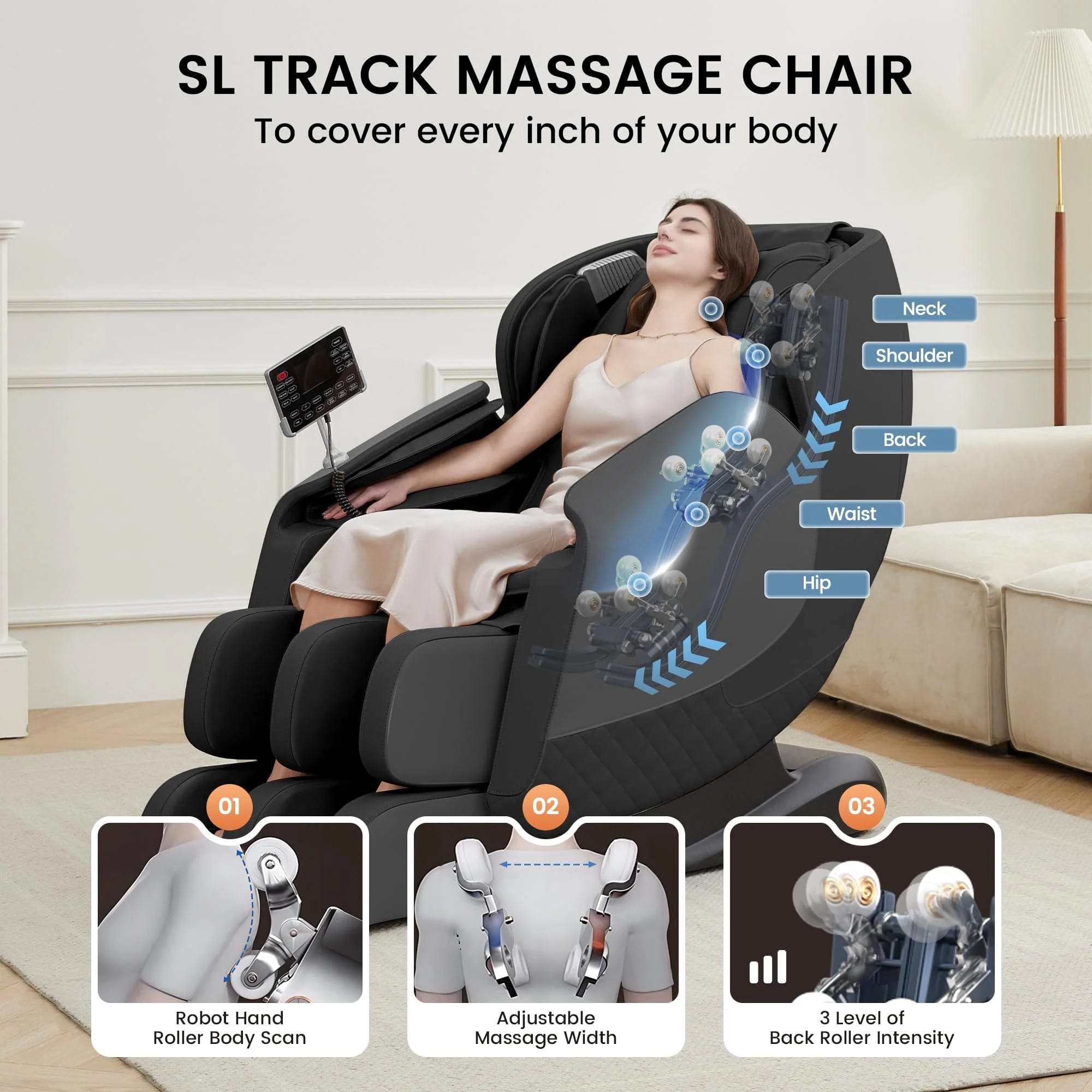 Is an SL track massage chair safe for people with herniated discs